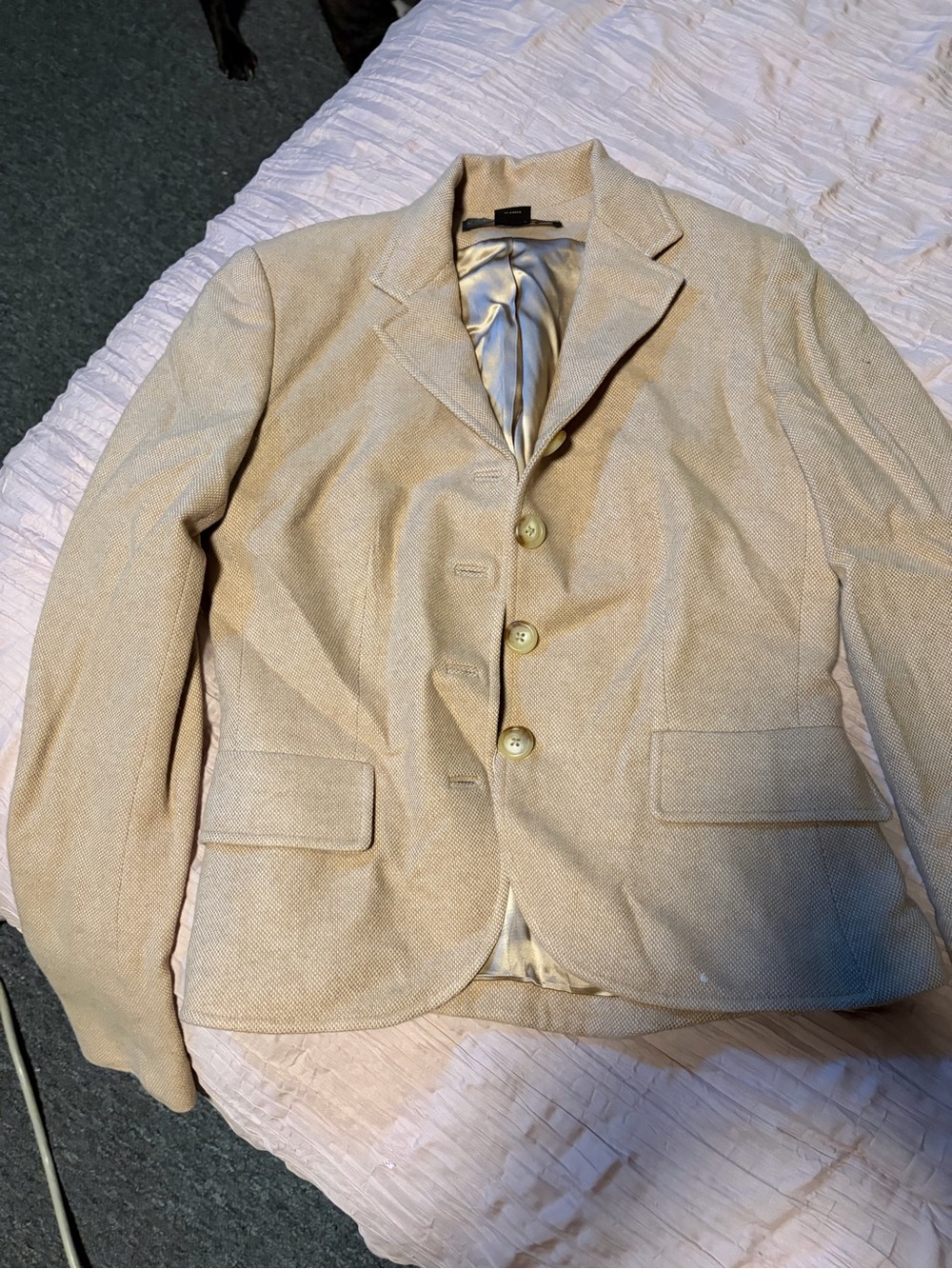 Ralph Lauren Light Beige Herringbone Blazer